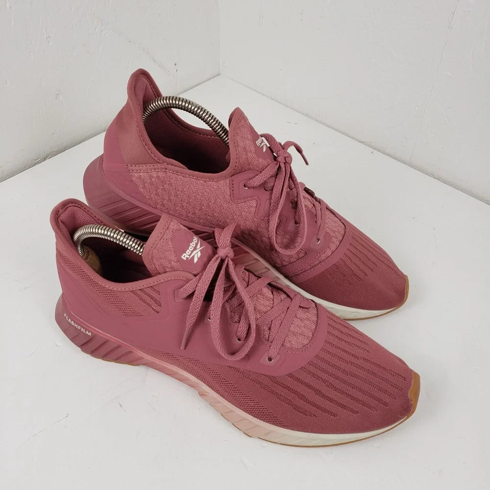 Reebok Flashfilm 2.0 Womens 11 Rose Running Training Shoes Sneaker